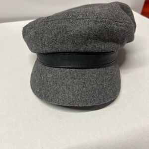 Brixton Gray Cap with Black Trim M